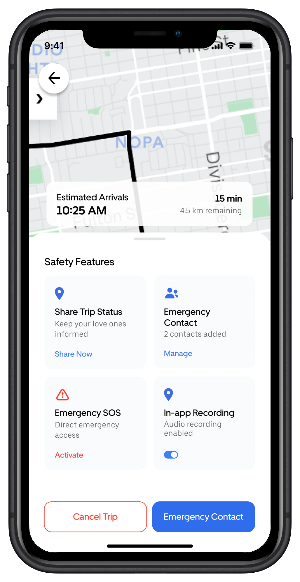 Safety features